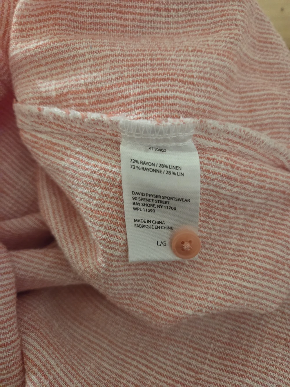 Sleeveless Button-Down Top in Dusty Pink - Picture 5 of 5